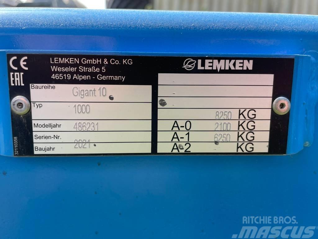 Lemken System Trac Gigant 10/1000 System-Kompaktor Kultivátorok
