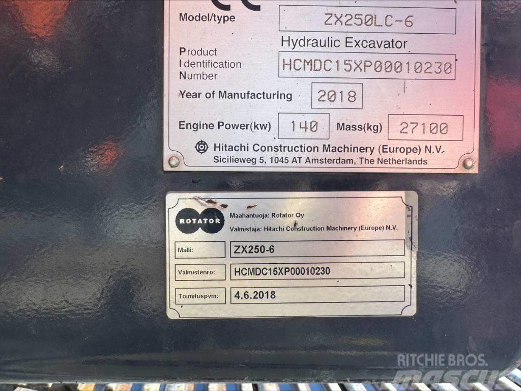 Hitachi ZX 250 LC N-6 Lánctalpas kotrók