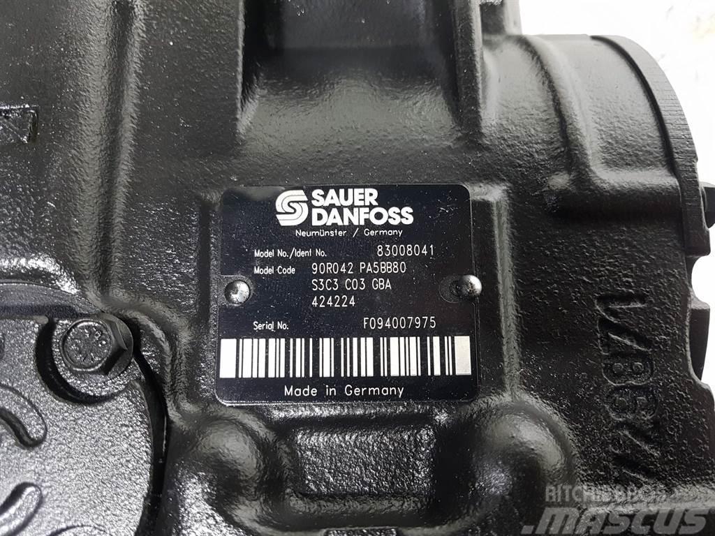 Sauer Danfoss 90R042PA5BB80-83008041-Drive pump/Fahrpumpe Hidraulika