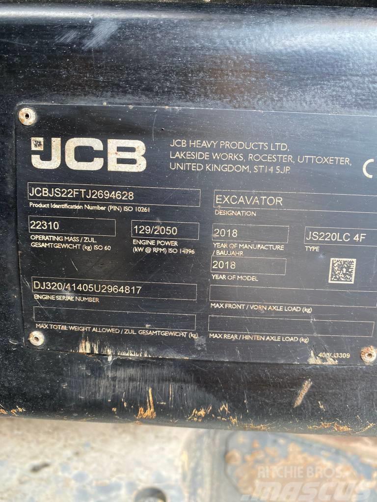 JCB JS 220 LC Lánctalpas kotrók