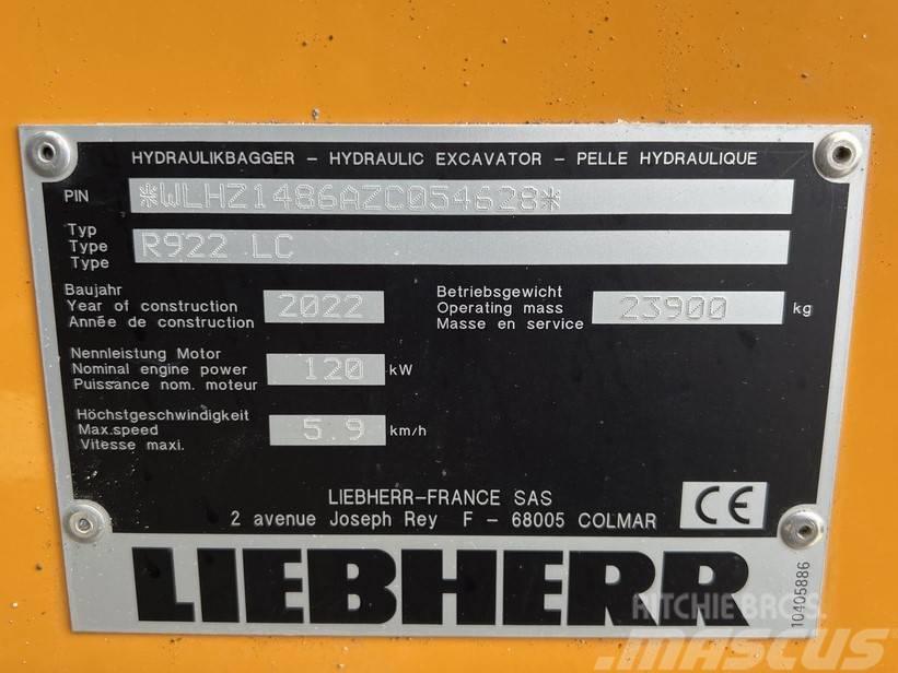 Liebherr R922 LC Lánctalpas kotrók