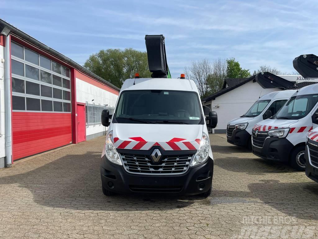 Renault Master Hubarbeitsbühne KLUBB K42P Korb 200kg EURO Teherautóra szerelt emelők és állványok