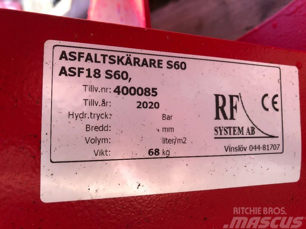 Rf-system RF Asfaltskärare S60 Vágószerkezetek