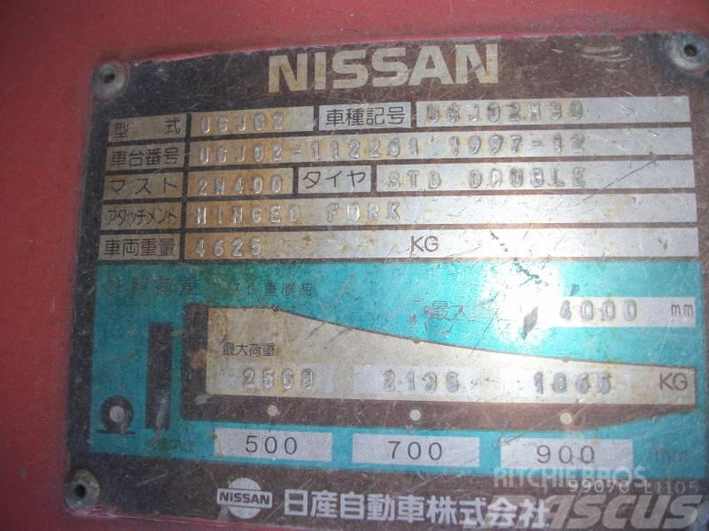 Nissan UGJ02M30 Gázüzemű targoncák