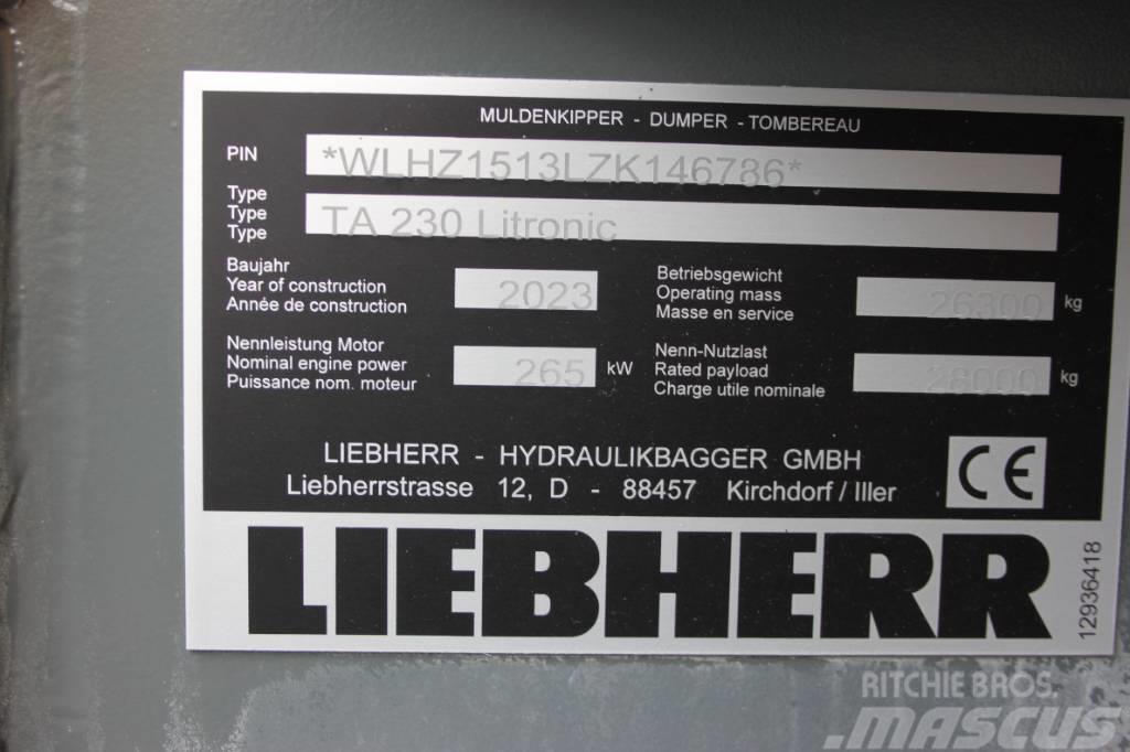 Liebherr TA 230 Csuklósdömperek