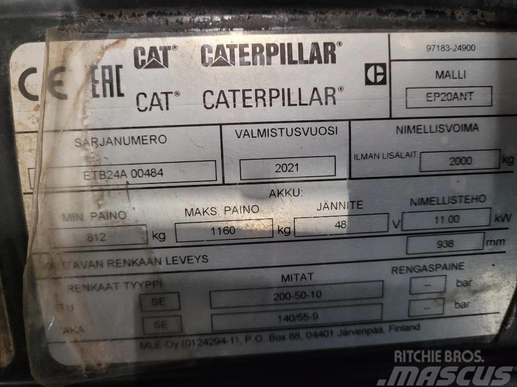 CAT EP 20 Elektromos targoncák