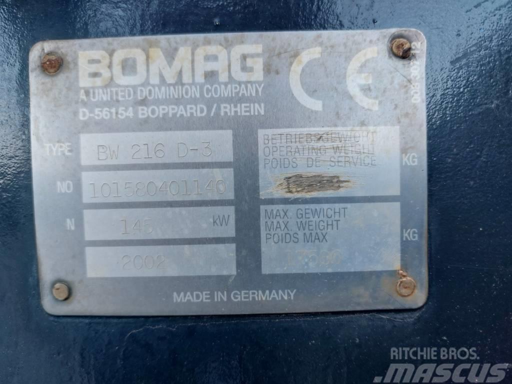 Bomag BW 216 D-3 Egydobos hengerek