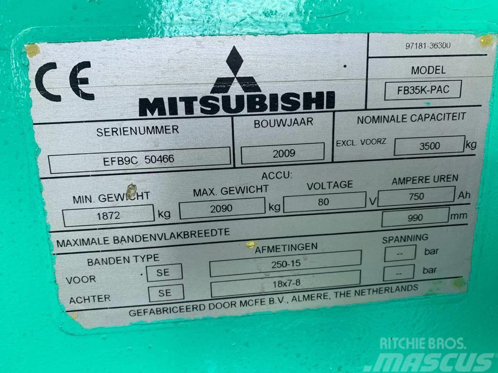 Mitsubishi FB35K-PAC Elektromos targoncák