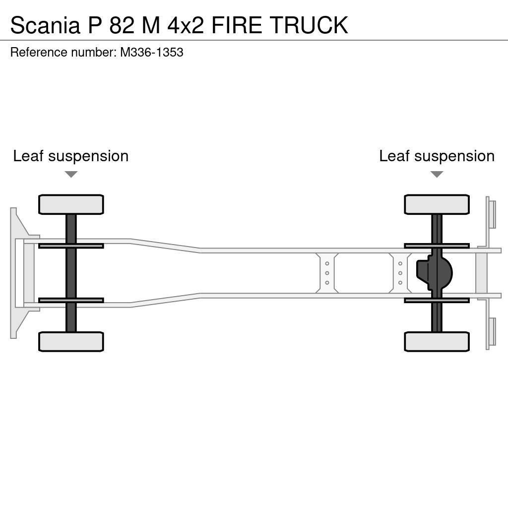 Scania P 82 M 4x2 FIRE TRUCK Tűzoltó