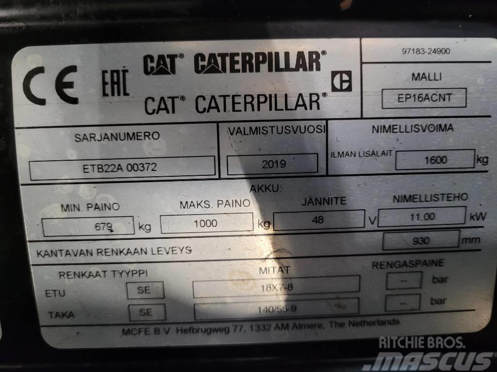 CAT EP16ACNT Elektromos targoncák