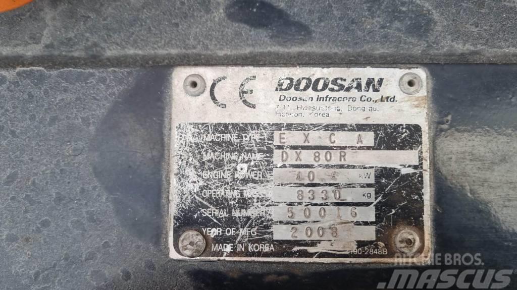 Doosan DX 80 R Közepes (midi) kotrók 7 t - 12 t