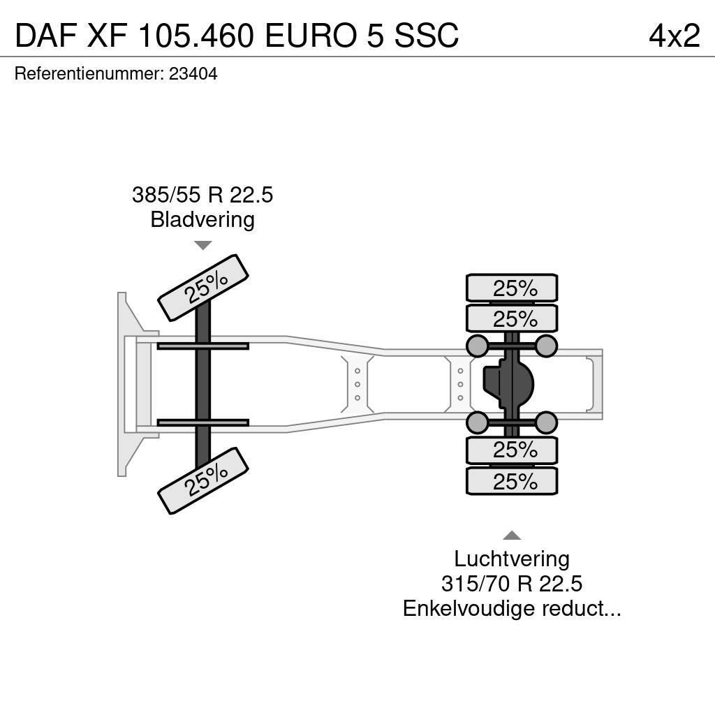 DAF XF 105.460 EURO 5 SSC Nyergesvontatók