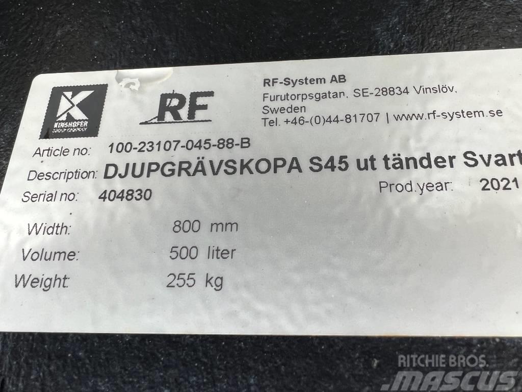  Övrigt Lastning och Gräv RF Skoppaket S45 Kotrórakodók