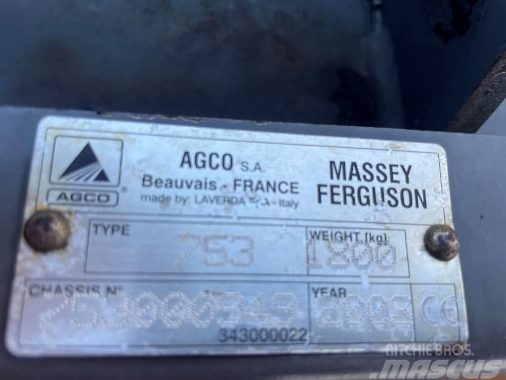  Skärbord / Header  Massey Ferguson 753  / 7246 Kombájn adapterek