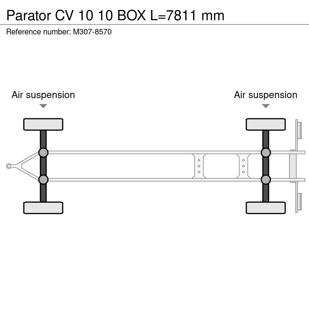 Parator CV 10 10 BOX L=7811 mm Konténer keret / Konténeremelő pótkocsik