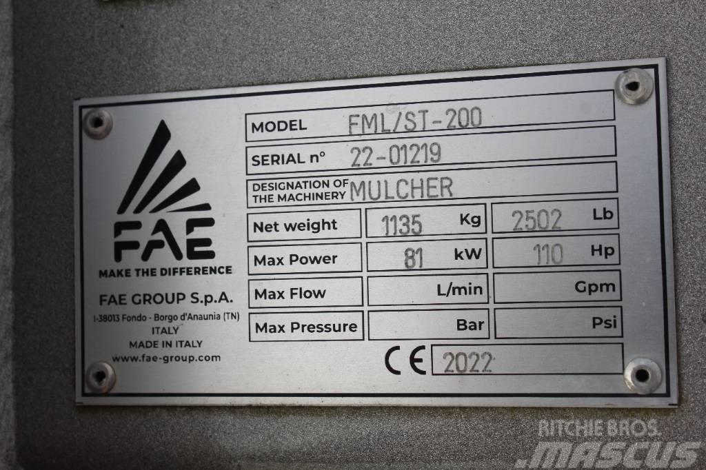 FAE Ex-Demo FML/ST-200 Forestry Mulcher Erdészeti bozótirtó