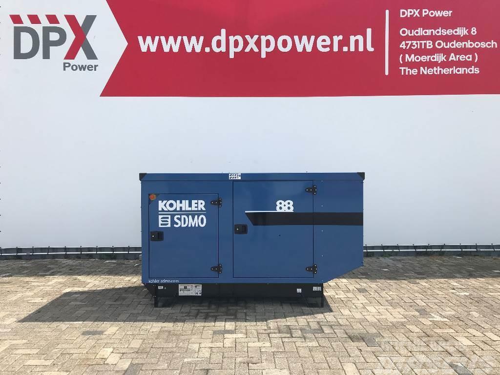 Sdmo J88 - 88 kVA Generator - DPX-17105 Dízel áramfejlesztők