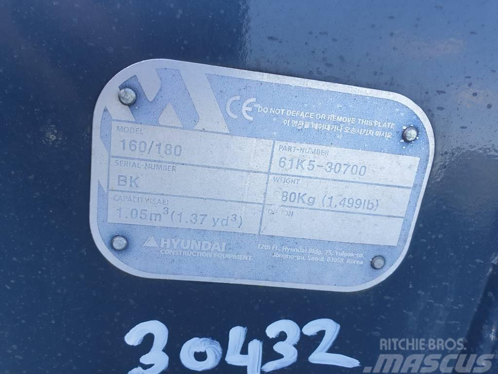 Hyundai Excvator Bucket, 61K5-30700, 180 Kanalak