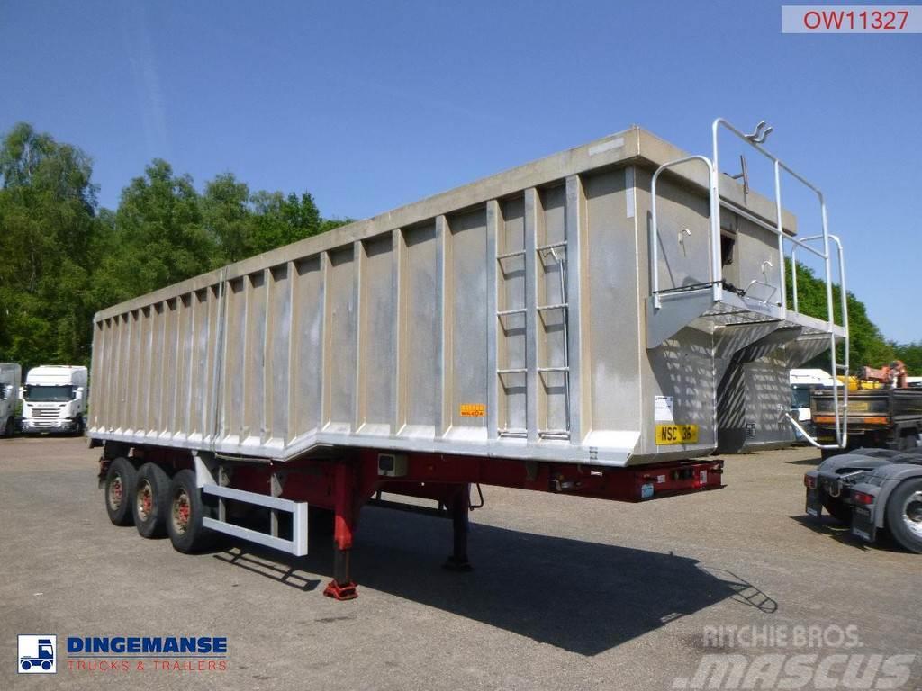 Wilcox Tipper trailer alu 55 m3 + tarpaulin Billenő félpótkocsik