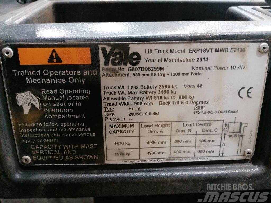 Yale ERP18VT Elektromos targoncák