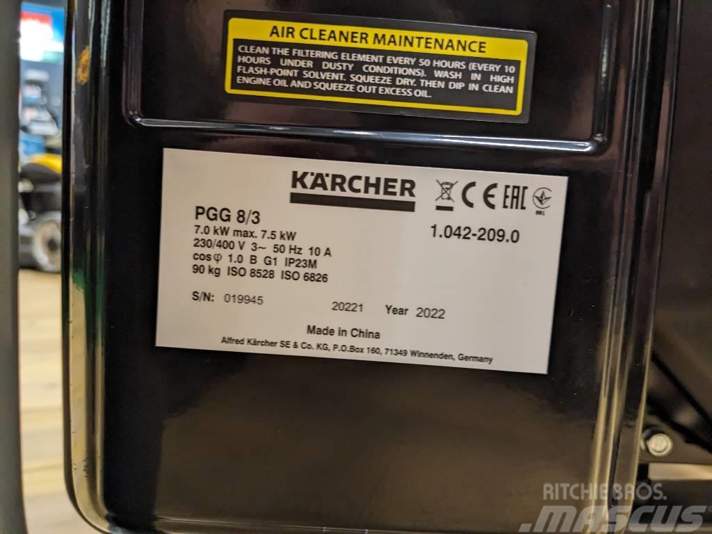 Kärcher PGG 8/3 Generator Stromerzeuger Benzin Áramfejlesztők