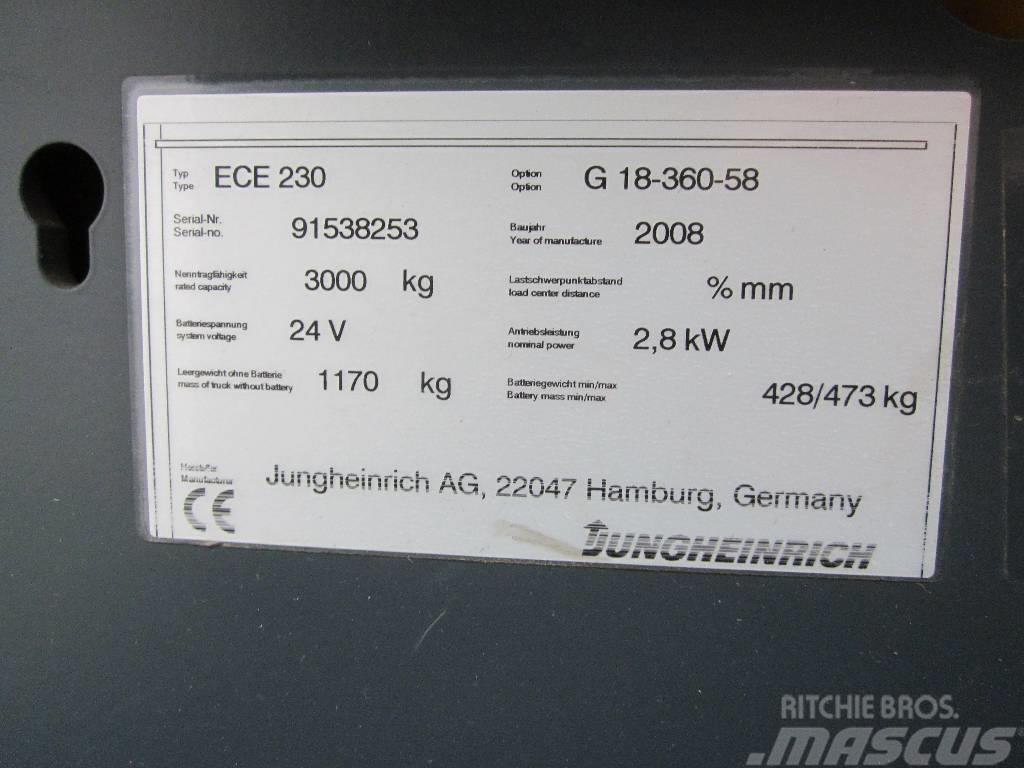Jungheinrich ECE230 Elektromos targoncák