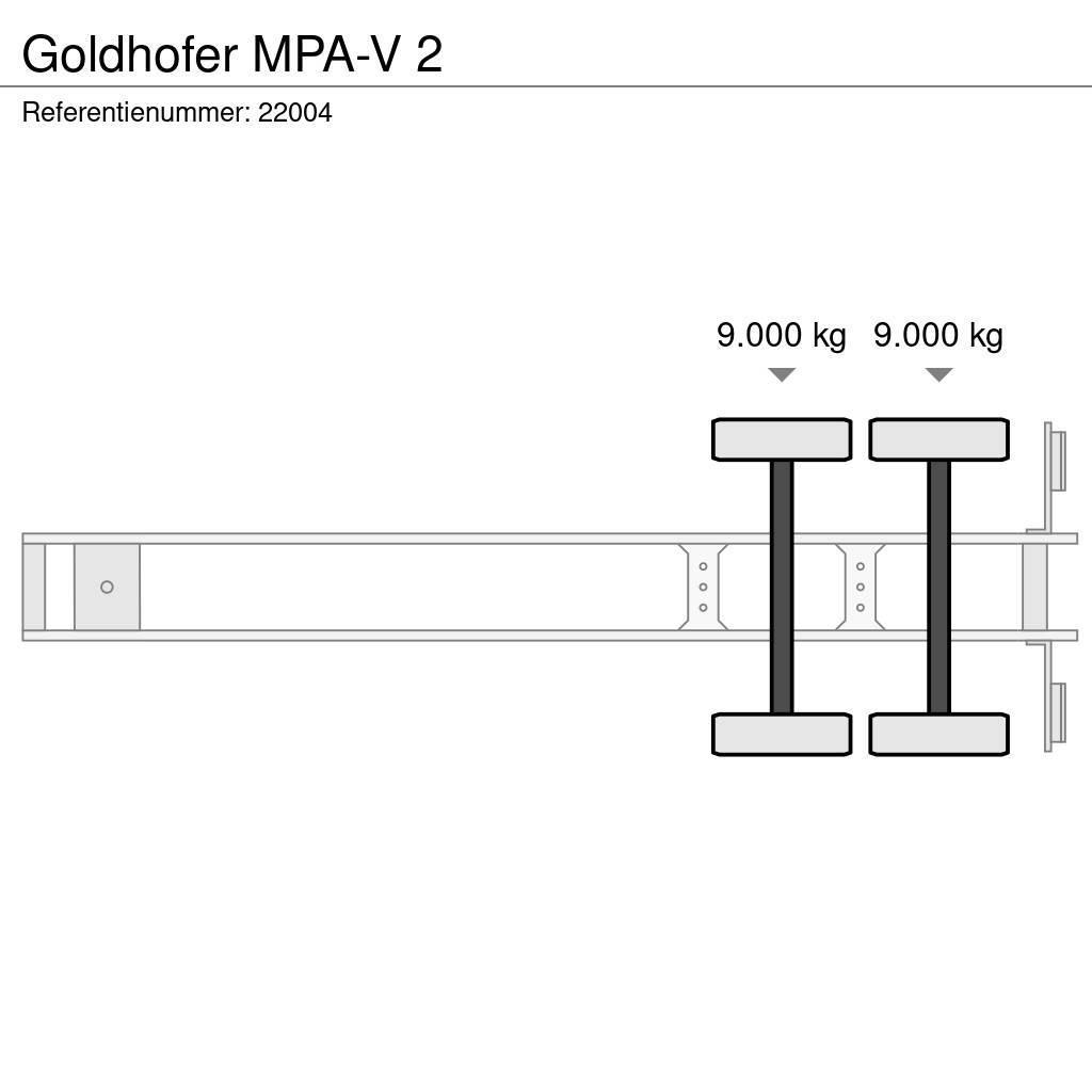 Goldhofer MPA-V 2 Mélybölcsős félpótkocsik