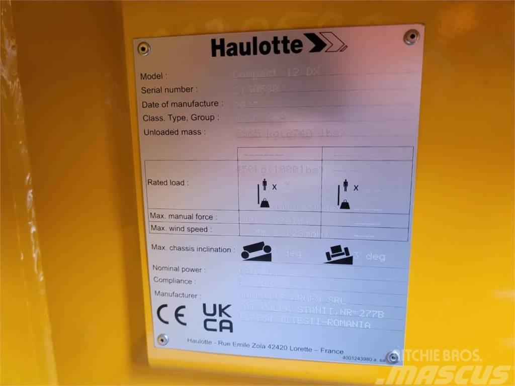 Haulotte COMPACT 12DX Valid Inspection, *Guarantee! Diesel, Ollós emelők