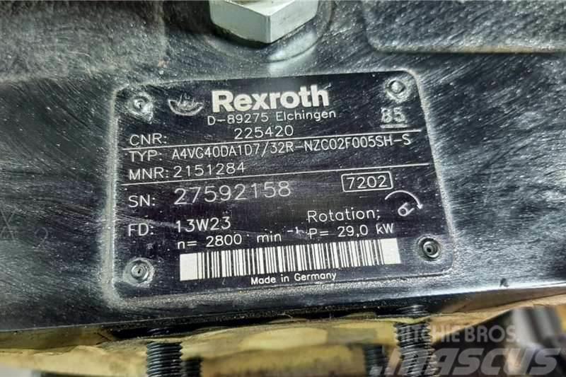 Rexroth Axial Piston Variable Pump A4VG40 Egyéb