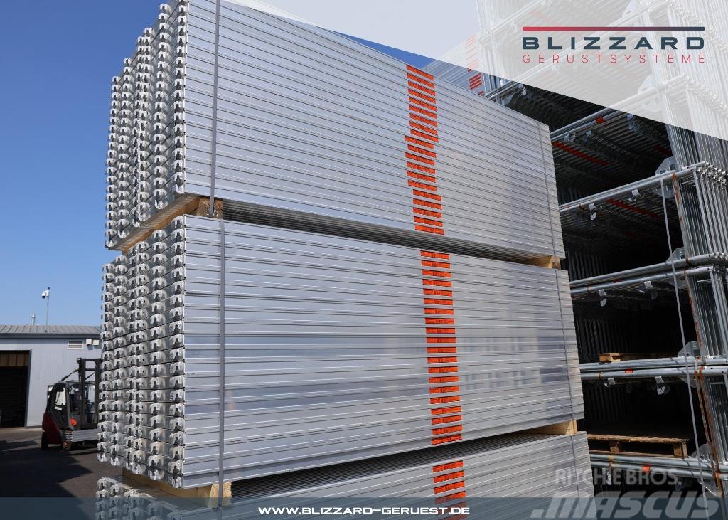 Blizzard S70 163,45 m² neues Blizzard Stahlgerüst + Durchst Állvány felszerelések