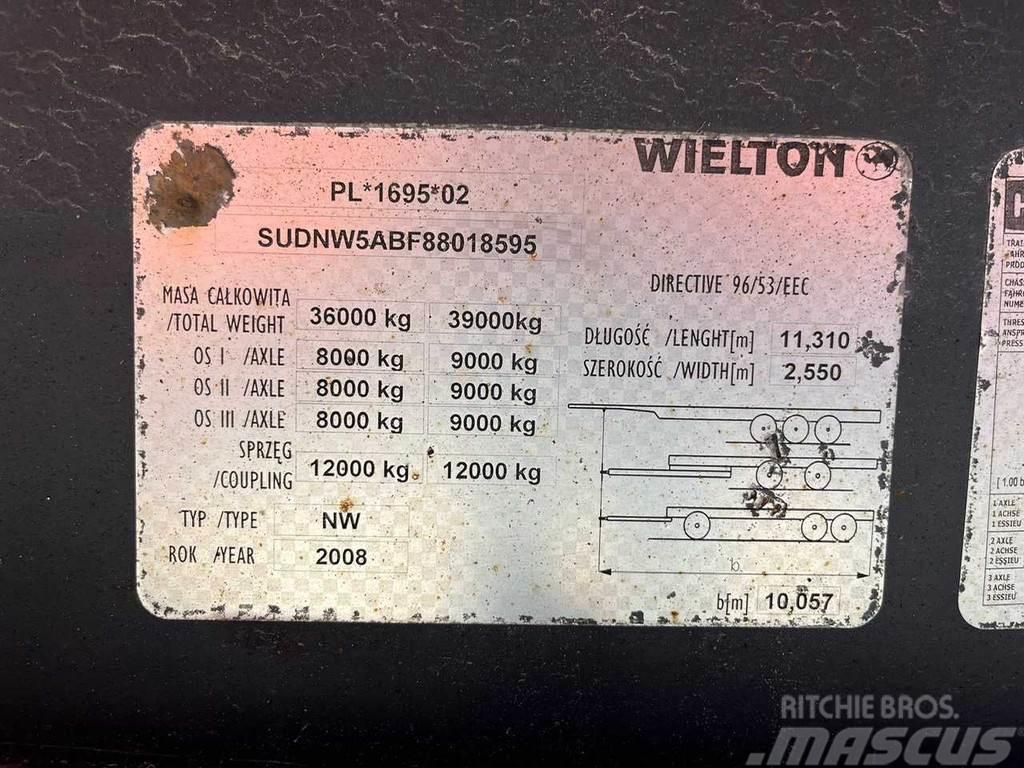Wielton NW 48 A BOX L=10132 mm / 48 m3 Billenő félpótkocsik