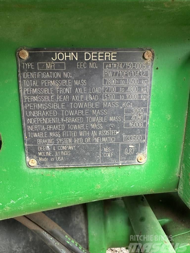 John Deere 7710 Traktorok