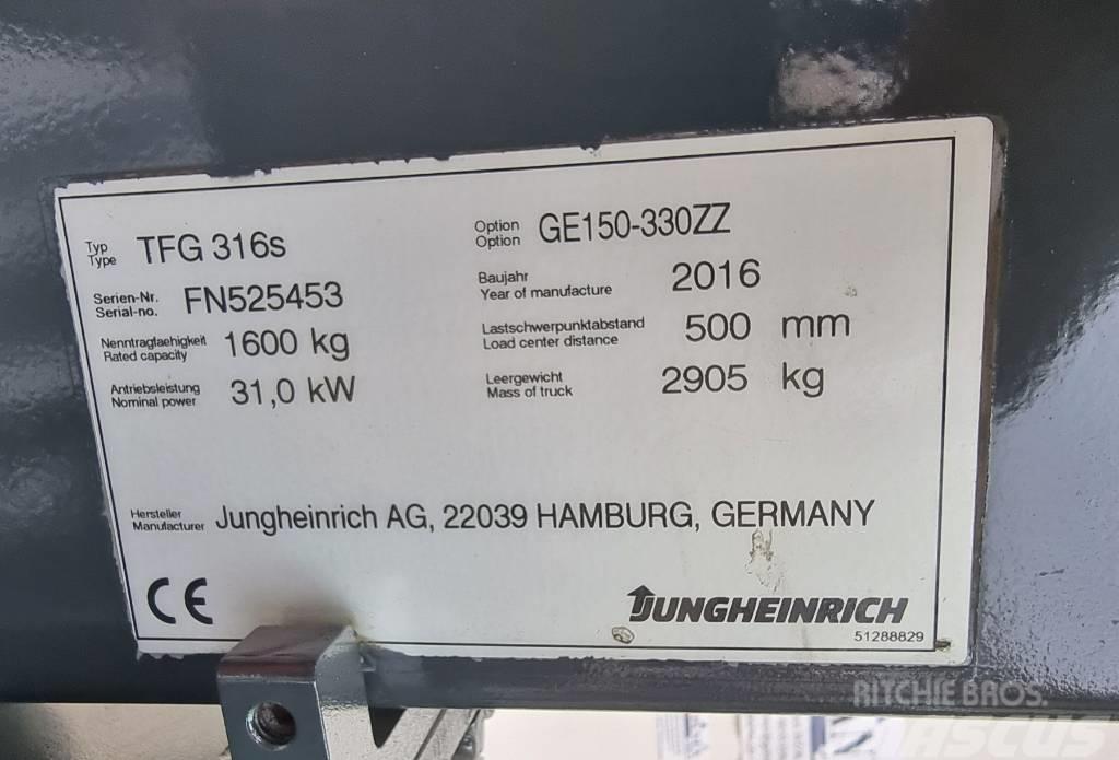 Jungheinrich TFG 316 S Gázüzemű targoncák