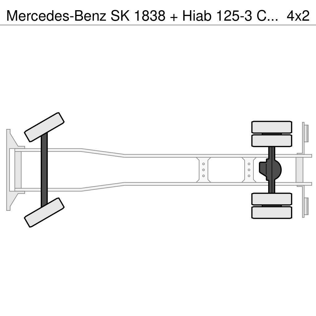 Mercedes-Benz SK 1838 + Hiab 125-3 Crane Terepdaruk