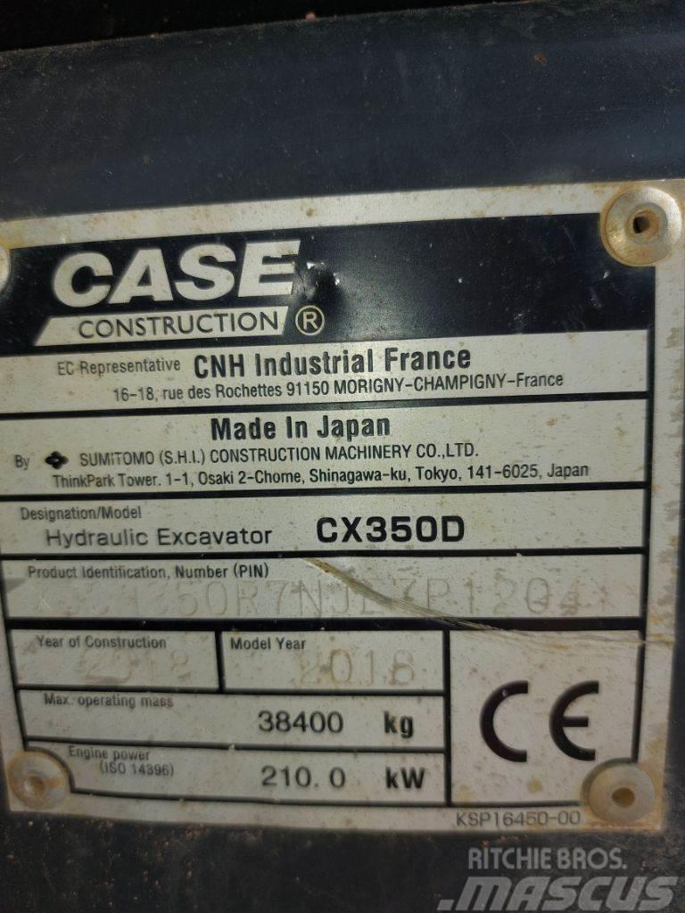 CASE CX 350 D Lánctalpas kotrók