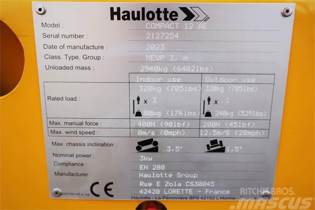 Haulotte Compact 12 Valid inspection, *Guarantee! 12m. Work Ollós emelők