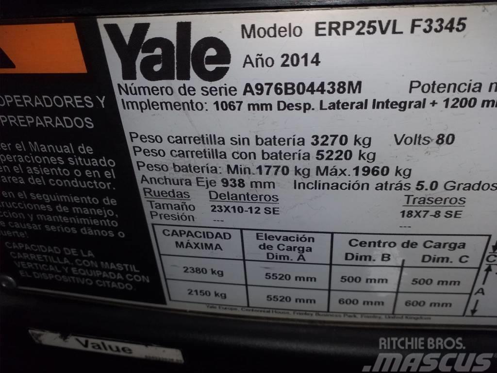Yale ERP25VL Elektromos targoncák