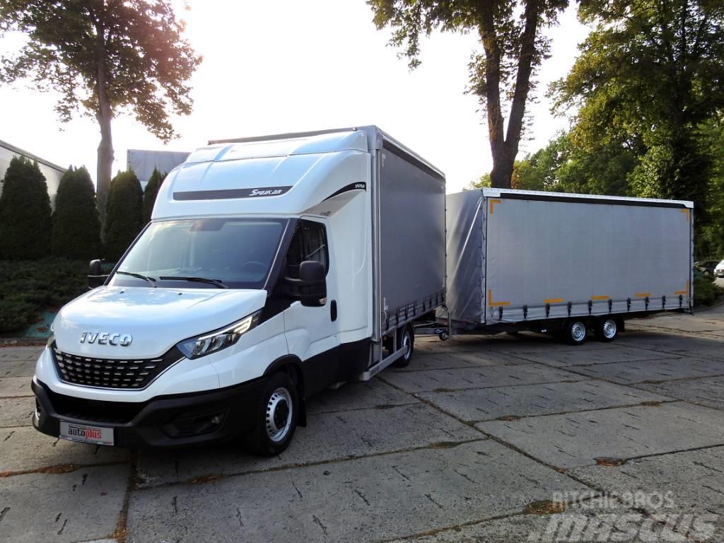 Iveco DAILY SET TARPAULIN WITH BLYSS TRAILER  18 PALLETS Dobozos