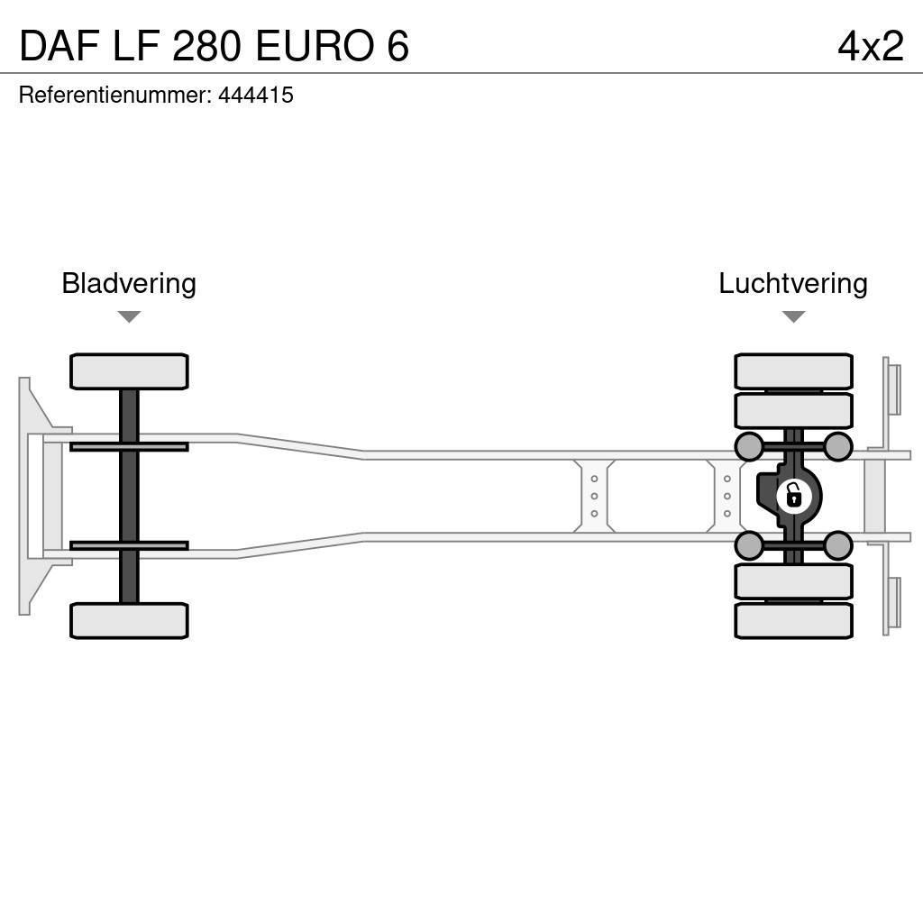 DAF LF 280 EURO 6 Elhúzható ponyvás