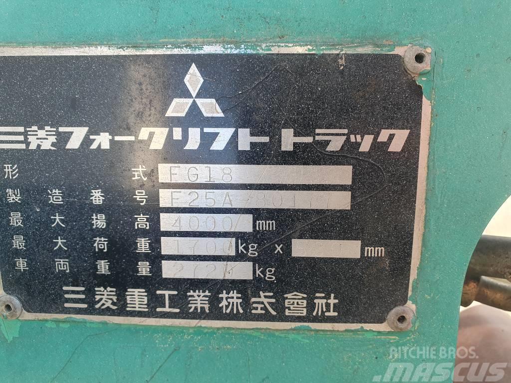 Mitsubishi FG18 Gázüzemű targoncák