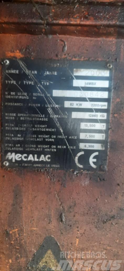 Mecalac 14MBXAR Rail Road Excavator Vasút karbantartó eszközök