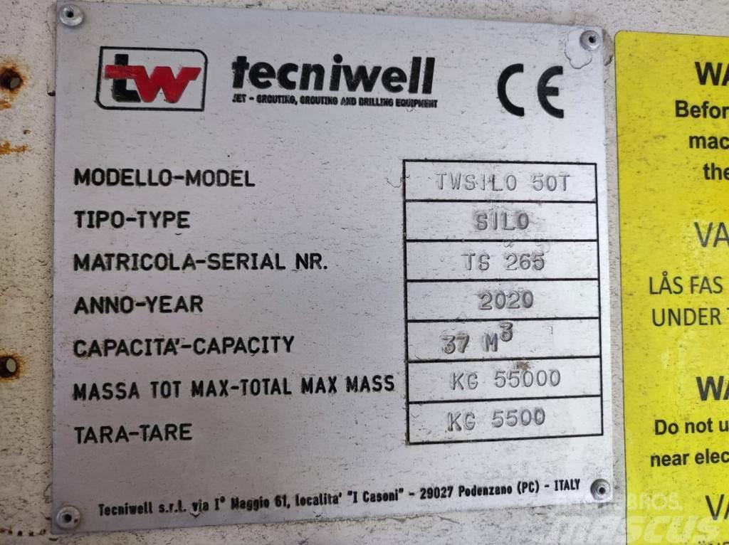  Techniwell TWSILO 50T HORIZONTAL STACKABLE SILO Szétszerelhető rakodók