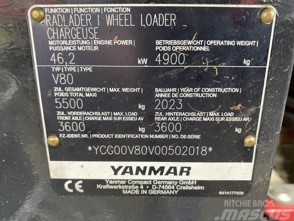 Yanmar V80-5 Gumikerekes homlokrakodók