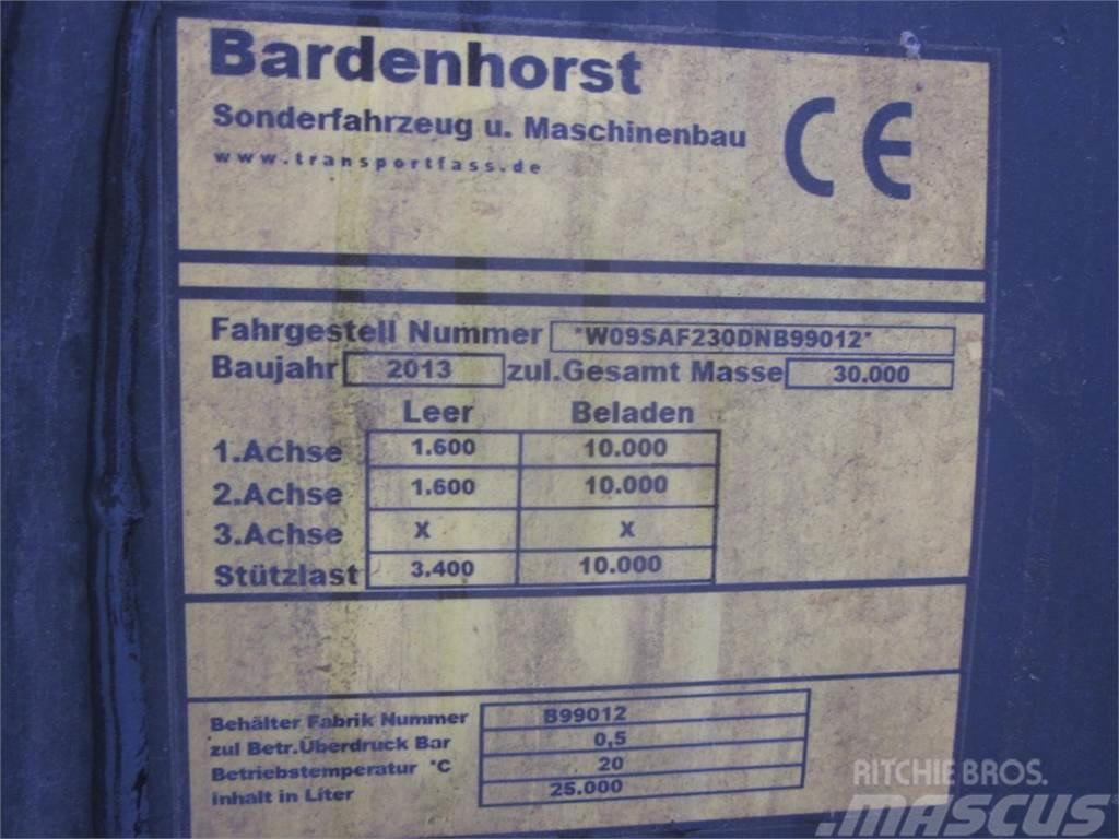  Bardenhorst 25000, 25 cbm, Tanksattelauflieger, Zu Poranyag tartályos