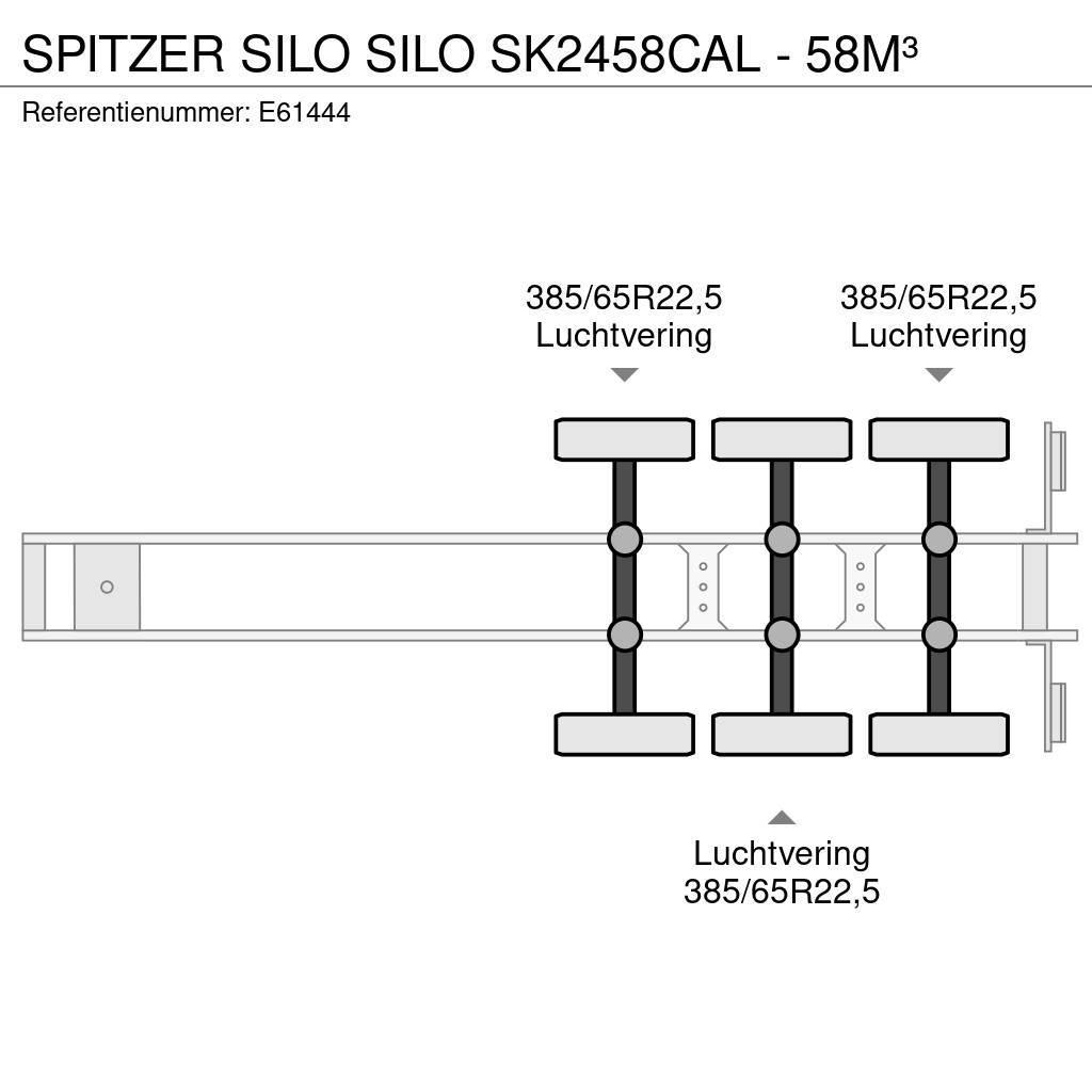 Spitzer Silo SILO SK2458CAL - 58M³ Tartályos félpótkocsik