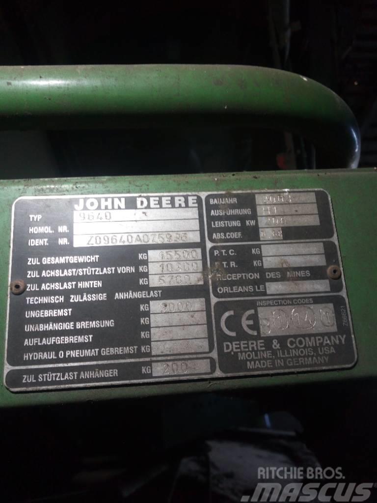 John Deere 9640 WTS Kombájnok