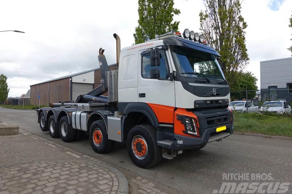Volvo FMX 460 10X6 VDL 40 TONS HAAKSYSTEEM / KEURING 202 Horgos rakodó teherautók