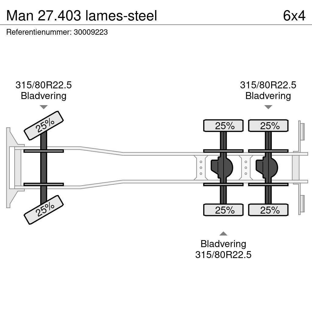 MAN 27.403 lames-steel Fülkés alváz