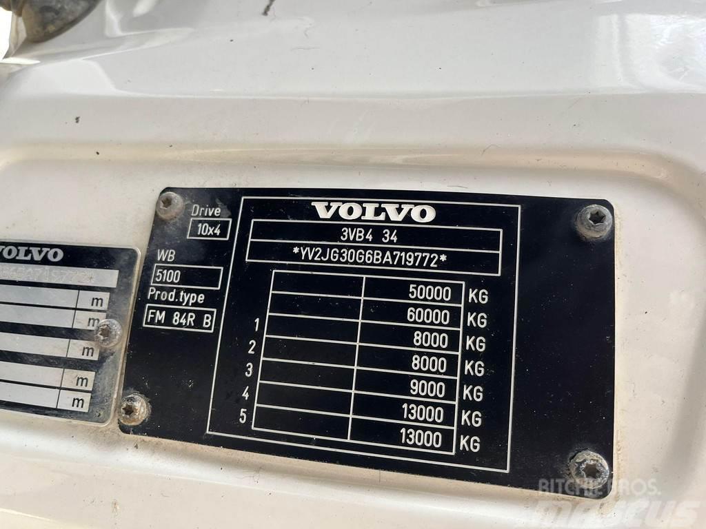 Volvo FMX 500 10x4 RETARDER / FULL STEEL / BOX L=6358 mm Billenő teherautók
