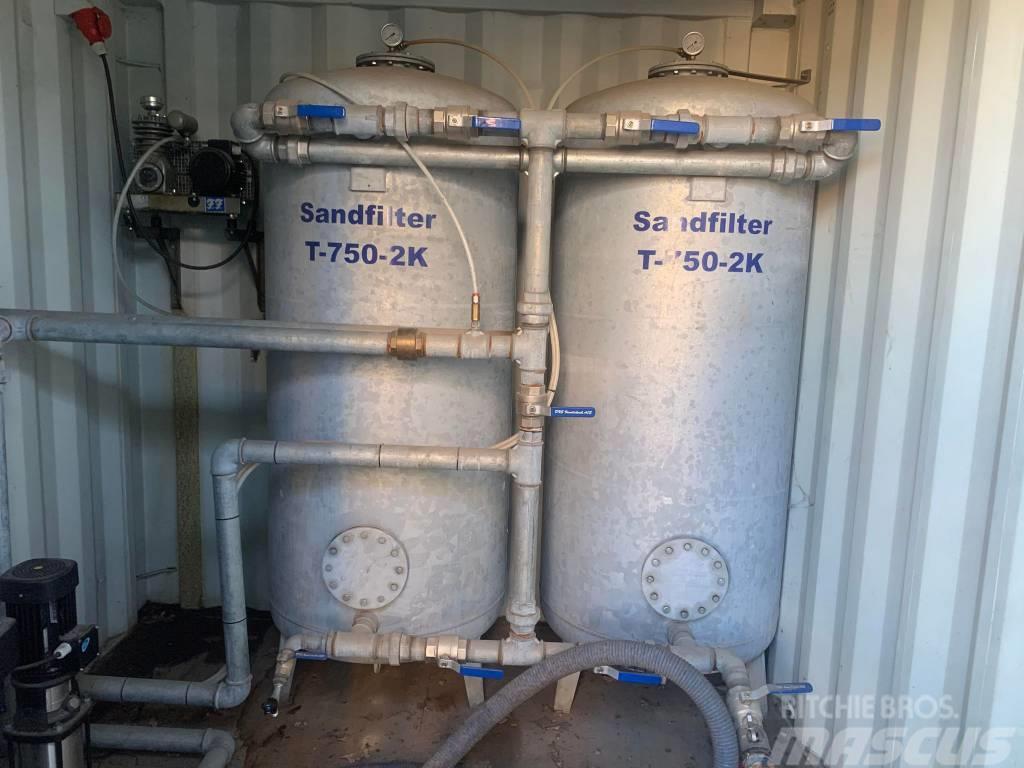  Mobil water treatment plant container 5 foot Mobil Hulladék feldolgozó üzemek